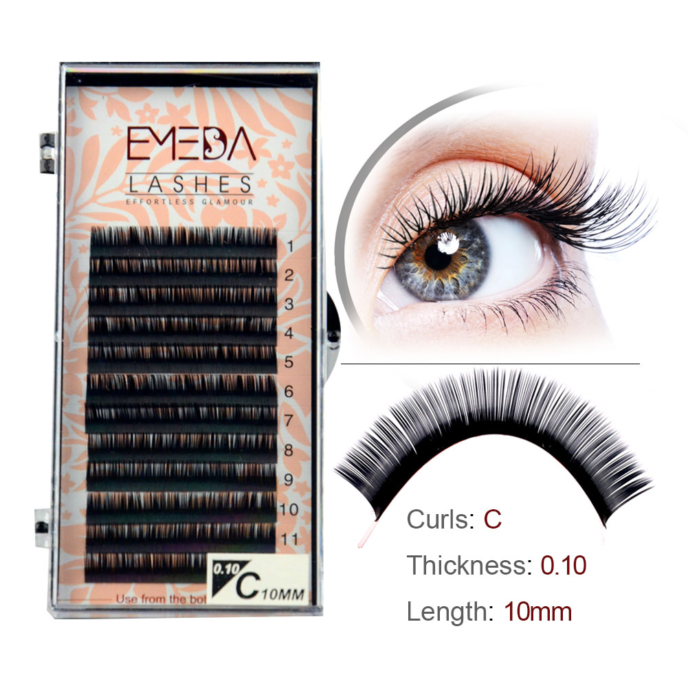 Luxury Silk False Eyelashes Wholesale Price Individual Lashes with Your Own Logo YY12